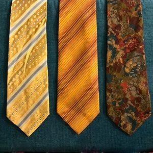 Set of 3 Silk Ties
